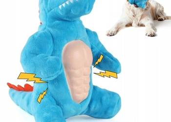 ZABAWKA DLA PSA KOTA PLUSZOWA GRYZAK PLUSZAK PISZCZAŁKA Dino