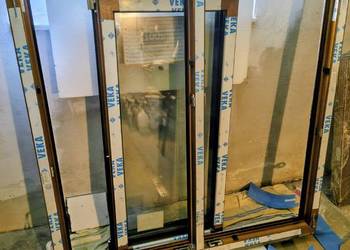 Okno 3 szybowe Dako roziar 145x145 nowe
