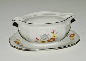 Sosjerka porcelanowa Chodzież z lat 70-80-ch PRL