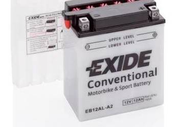 Akumulator motocyklowy 12Ah 165A  EXIDE EB12AL-A2