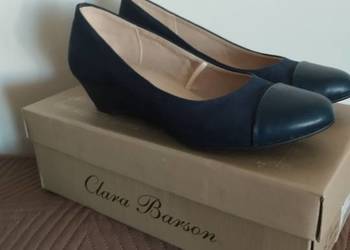 Półbuty damskie Clara Barson granat 38