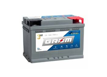 Akumulator 74Ah 720A EN GROM Premium Prawy Plus