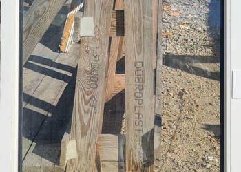 OKNA KacprzaK Witryna 76X103 FIX Używany PCV Plastikowy