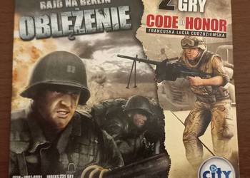 Oblężenie, Rajd na Berlin, Code Of Honor, 2 gry, PC, Windows, DVD