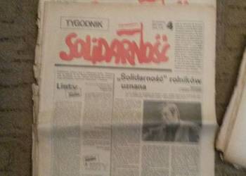 "Tygodnik Solidarnosc" Nr od 1-37 caly rocznik 1981 "Tygodnik Solidarnosc" Nr od 1-37 caly rocznik 1981