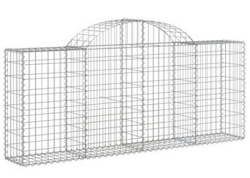 Kosze gabionowe 30 szt 200x30x80/100 cm galwanizowane żelazo WM-3146106