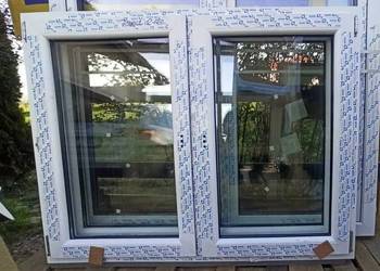 OKNO 150x150, 145x143 NOWE od ręki BIAŁE, 2 szybowe, 3 szyb