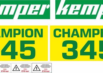 NAKLEJKI KEMPER CHAMPION 345 I INNE MODELE