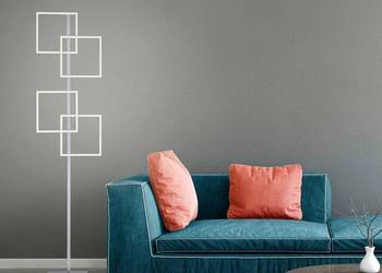 Paul Neuhaus Lampa stojąca LED Inigo, szary, metal, CCT, ściemniany