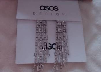 ASOS/ Długie, Asymetryczne, bogato zdobione kolczyki/NOWE