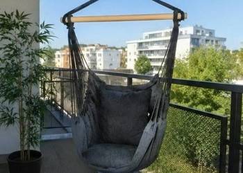 Fotel wiszący BOHO XXL | 2 poduszki | Do 150 kg | Balkon Taras Ogród
