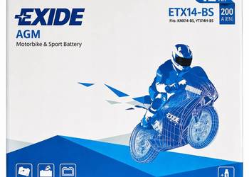 Akumulator EXIDE AGM ETX14-BS 12Ah 200A