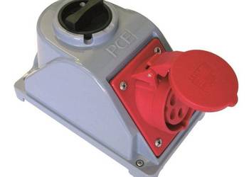 PCE Gniazdo stałe z wyłącznikiem 0-1 32A 4P 400V IP44 COMBO-POL 96062440W