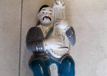 Kozak muzyk figurka ceramiczna karafka
