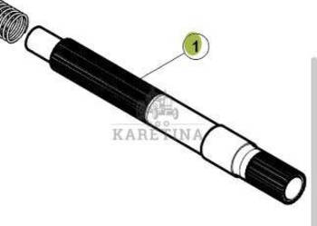 CLAAS RENAULT ATLES 936 RZ V5 Wałek Podajnika Zbożowego 7700053635 77 0005…