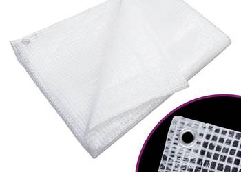 vidaXL Plandeka Leno, 140 g/m², 6x8 m, biała(SKU:151619)