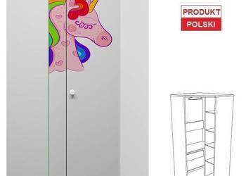 JEDNOROŻEC 14 - N27 szafa narożna dziecięca 70x70 w.190