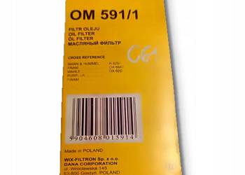 FILTR OLEJU Filtron OM 591/1 OM591/1 Mercedes W124 W210 W212 W140 R129
