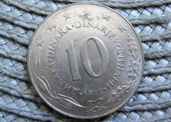 Jugosławia 10 Dinarów 1977r
