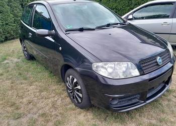 Fiat Punto 1.2 benzyna 60km 2004r. z de klima czarny ocynk