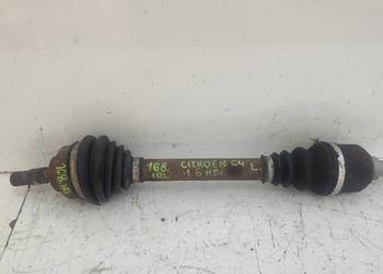 168.Citroen C4 I 3D 1.6hdi 04-10 PÓŁOŚKA PRZEGUB PÓŁOŚ LEWA 9637117780