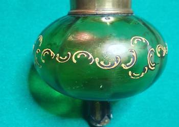 Mały zbiornik=pianinówka do lampy naftowej=wymiary na zdjęciach