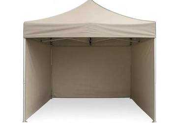 Namiot ekspresowy Gralech 3x3 beżowy z obciążnikami