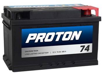 Akumulator 74Ah 620A PROTON Prawy Plus niski
