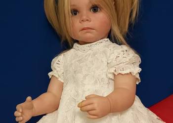 55cm Lalka Reborn Bobas - miękki silikonowy winyl - kolekcjonerska lalka