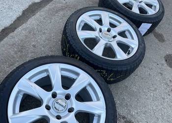 Alufelgi 5x120 17’ z oponami w bdb stanie Magma