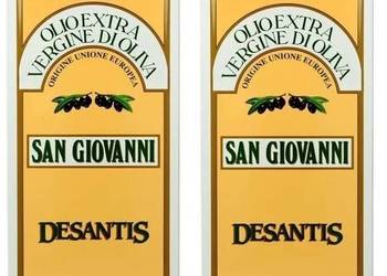 De Santis 2 sztuki oliwy z oliwek extra virgin San Giovanni, 2 x 5l - 10 l