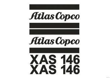 Naklejki oklejenie ATLAS COPCO XAS 146 Zamiennik