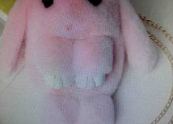 Torebka  futrzana Nowa biały króliczek