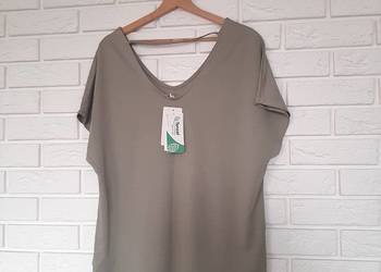 Bluzka T-Shirt wycięte plecy