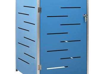 Osłona na 1 kosz na śmieci 69x775x1125 cm stal nierdzewna WM-149566