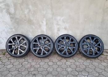 Czarne Alufelgi Mazda 6 5x114.3 opony 215/55/18” Renault