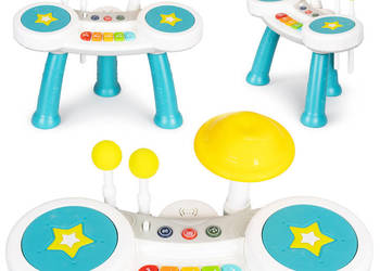 Perkusja pianino dla dzieci organki zabawka 2w1