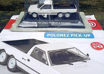 POLONEZ PICKUP 3-osiowy deagostini Legendy FSO 1:43 Kultowe auta PRL model