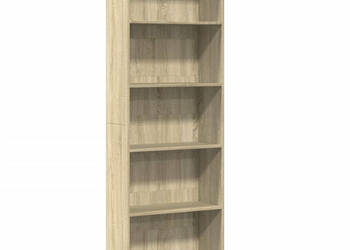 Regał dąb sonoma 60x24x176 cm materiał drewnopochodny WM-857823