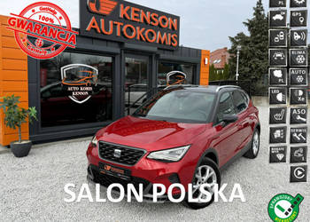 Seat Arona Polski Salon, Gwarancja, Wersja FR, Kamera cofania, Podgrzewane…