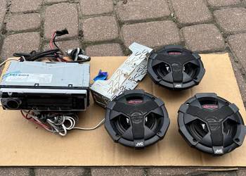 RADIO KENWOOD KMR-M315BT Z GŁOŚNIKAMI ŁODZIE JACHTY QUADY MOTOCYKLE