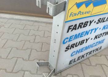 Pylon reklama świetlna sklepu budowlanego