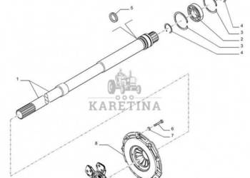 New Holland T6010 Sprzęgło tarczowe 327mm od 5196058