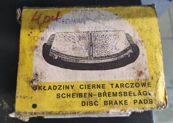 Klocki hamulcowe tylne do poloneza i fiata 125p - oryginalne