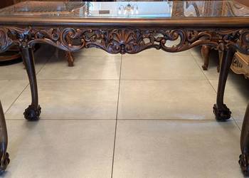 Wspaniały dębowy stolik na łapach -sklep Dąbrowa Górnicza