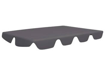 Zadaszenie do huśtawki ogrodowej antracyt 150/130x105/70 cm WM-312099