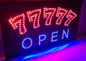 Reklama LED szyld diodowy 82x48cm zewnętrzna. 230V NOWA