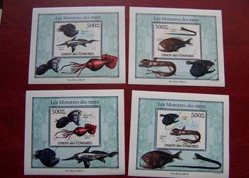 Komory 2009 MNH Ryby Głębin Zycie morskie      Nakład 2500