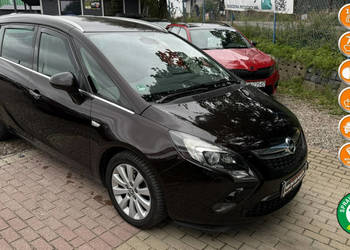 Opel Zafira 1.4 turbo +gaz pół skóry ledy xenon 7.os. Ideał 1. R .gwarancj…