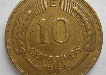 CHILE-10 CENTESIMOS-1963-E-